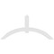 Ekena Millwork Archdale Architectural Grade PVC Gable Bracket, 84"W x 38 1/2"H x 2"D x 6"F, 11/12 Pitch GBP084X39X0206ARC00 - alternate 4
